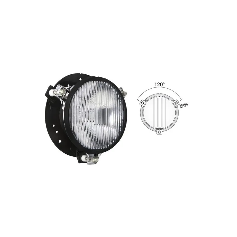 ÓPTICA WESEM 152MM Halogeno Bestseller
