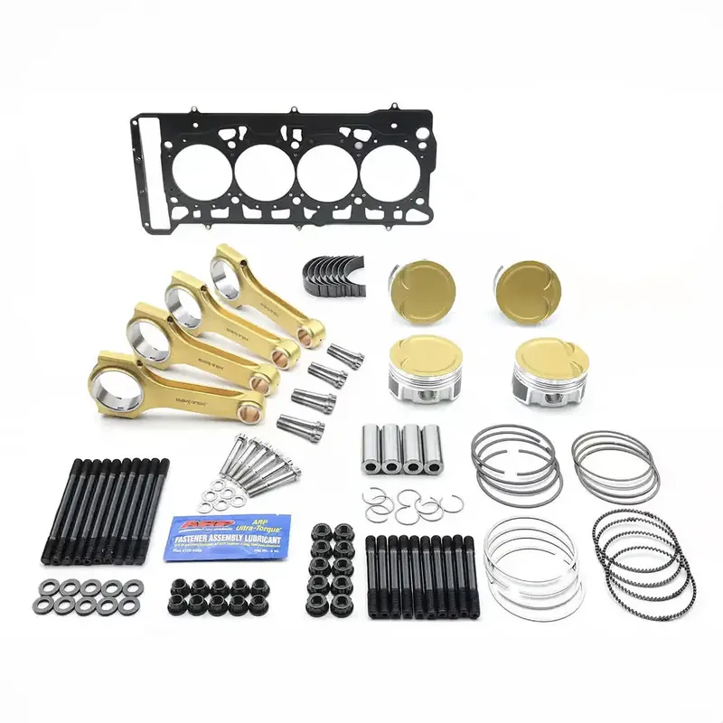 1.8L EA888 Pistón forjado y biela de acero High Boost ULTI Kit JE & BAR-TEK Precio Económico