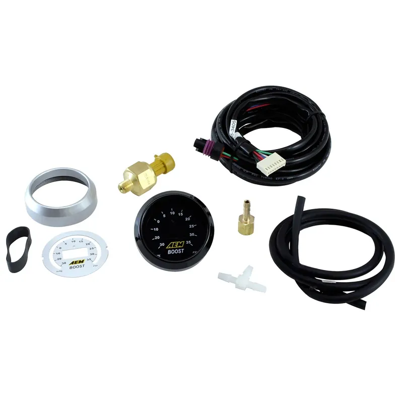 Indicador digital de presión de sobrealimentación AEM 35 PSI Última Versión