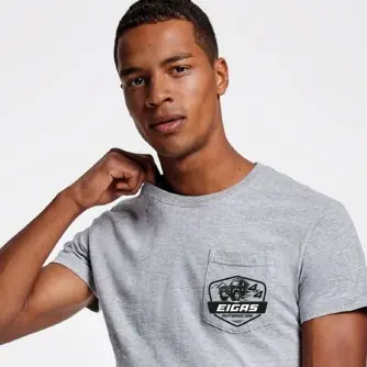 Compra Ahora Camiseta con Bolsillo - Color Gris Vigore - Talla S (TECKES)