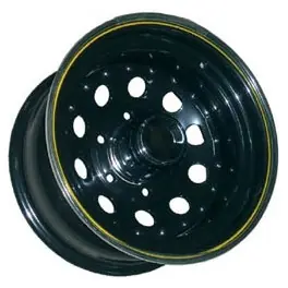 Llanta modular negra BULLFACE - Medida 7x17 ET+30 Buje 67,10 para Montero V60 / V80 / L200 (BFMN-0081) Económico