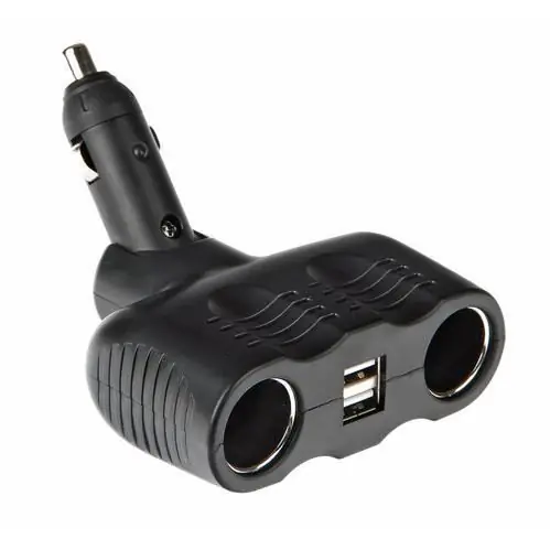 Enchufe Mechero Dúo-4 Conexión 2x12V + 2xUSB Entrega Rápida
