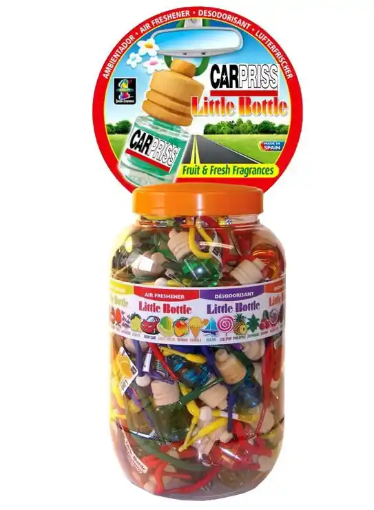 Expositor Lote 72 Ambientadores Botella 4,5ml Aromas Surtidos Económico