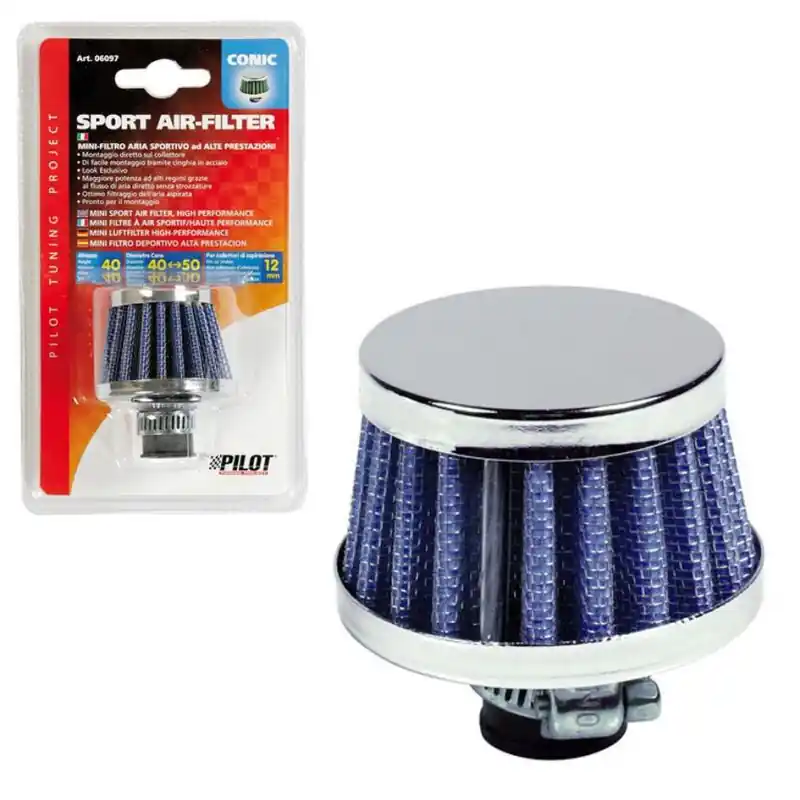 Comprar En Línea Filtro Aire Deportivo Cónico · 60x40mm · Conexión 12mm
