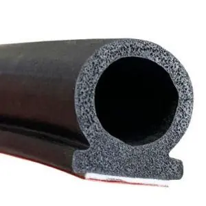 Precio De Oferta GV004/8 · 16x15mm Perfil Goma Industrial Multiusos · Caucho EPDM + Esponja