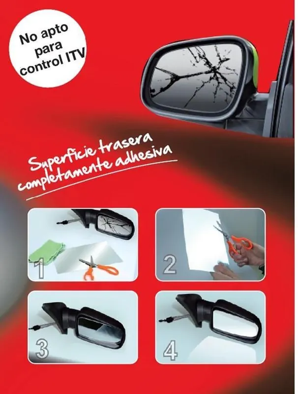 Kit Reparación Espejo 12,5x20cm Oferta Especial