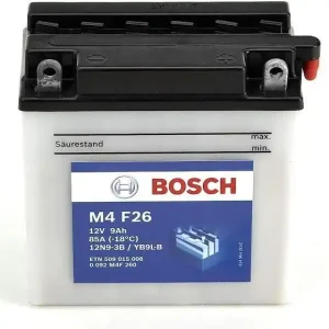 Devolución Gratuita M4F26 Bosch Batería Moto 9Ah 85A