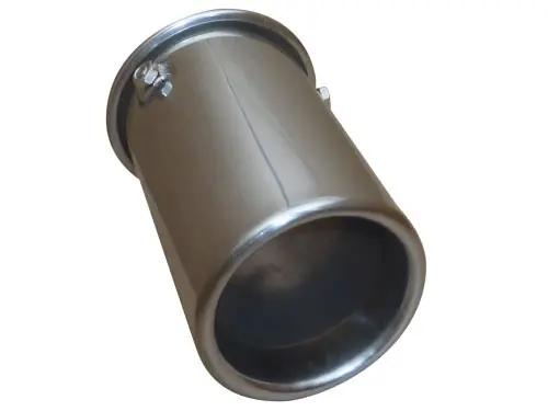Precio Bajo ø74mm Cola de Escape Salida ø76 Redonda Recta L137mm
