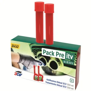 Pack Aditivos Anti Humos Pre Itv Diésel 3CV 2x350ml Rebajas