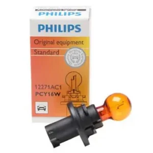 Alta Calidad PCY16W Philips Lámpara Ámbar HiperClick 12V 16W