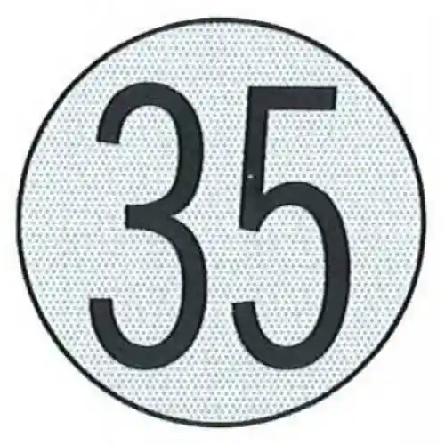 Disponible Ahora V4 Placa Disco Velocidad 35 km/h 20cm