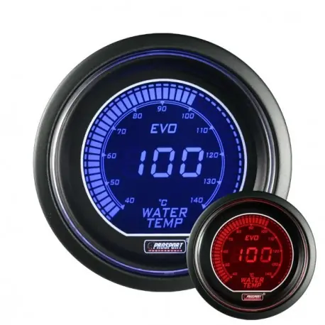 Liquidación Manómetro Prosport Temperatura Agua Digital Diámetro 52mm 140°C + Sonda