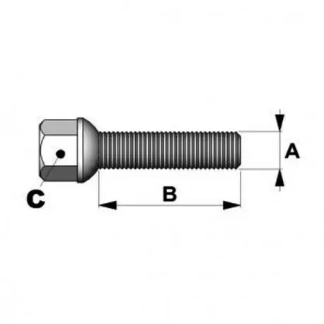 Bulón Esféricos 14x150mm Longitud 45mm Cabeza 17mm Precio Rebajado