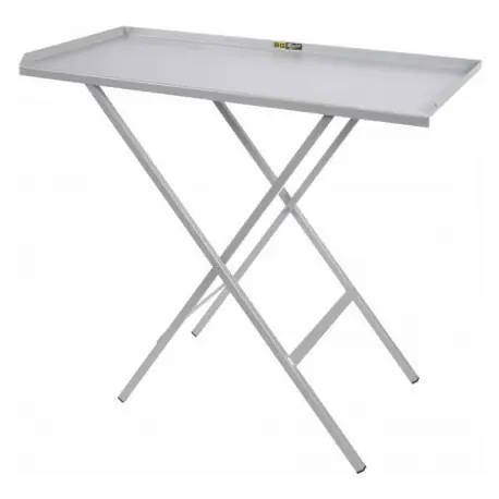 Mesa plegable acero gris Precio De Fábrica