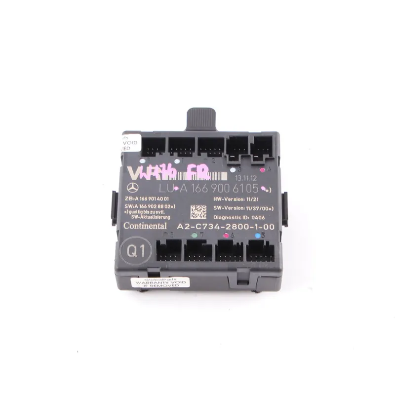 Ordenar Ahora Mismo Mercedes-Benz W176 W246 Puerta Delantera Derecha Unidad de Control Módulo ECU