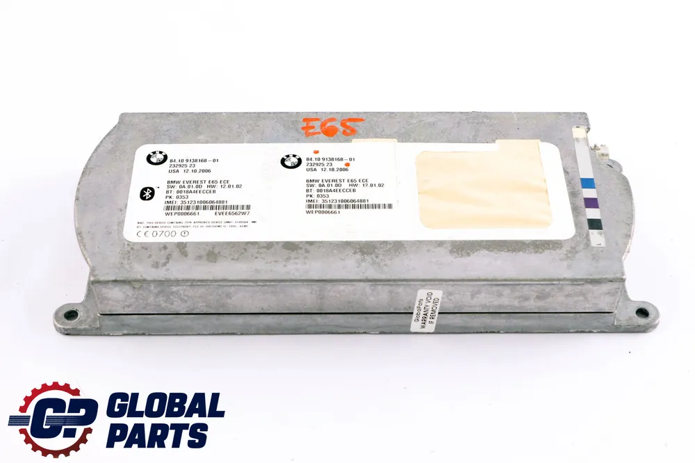 BMW E61 E65 X5 E70 Telemática Bluetooth Unidad De Control Módulo 9138168 Ocasión Especial