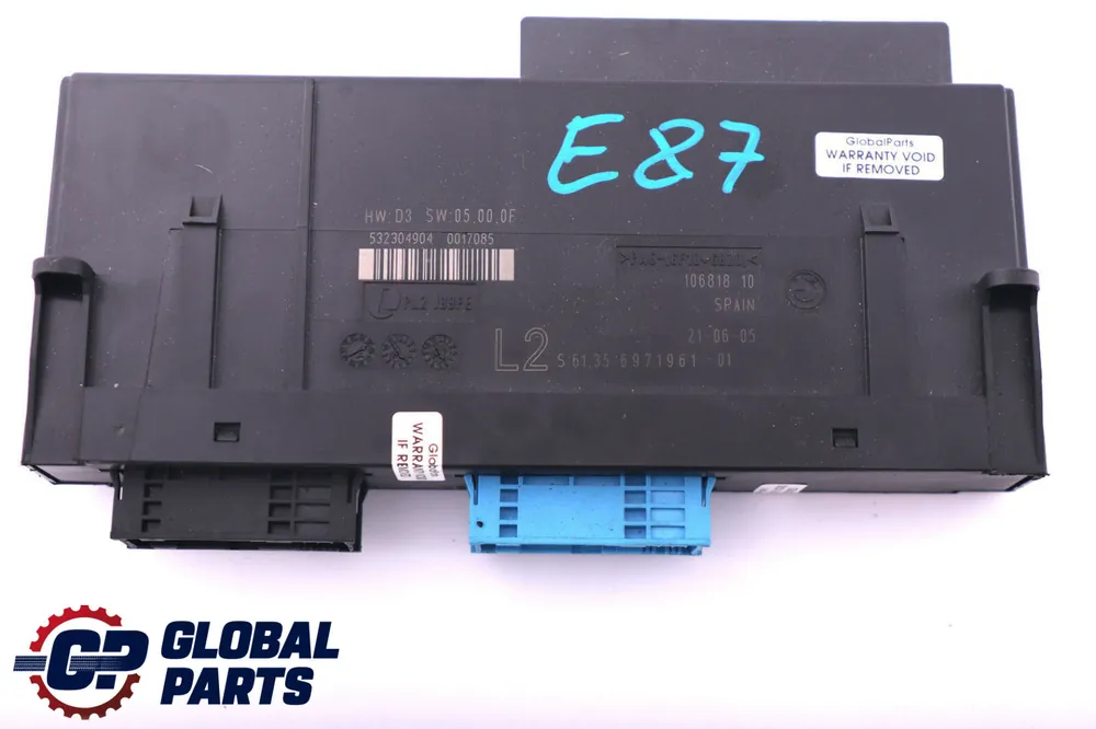 BMW E87 ECU Módulo De Control Del Cuerpo L2 ECU Caja De Conexiones 6971961 Directo De Fábrica