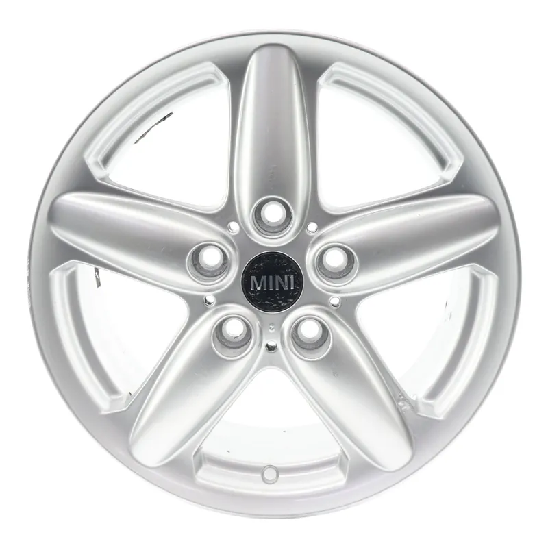 Mini Cooper R60 Silver Llanta De aleacion 16" ET:46 6,5J 5-Star Single Spoke 124 Rebajas
