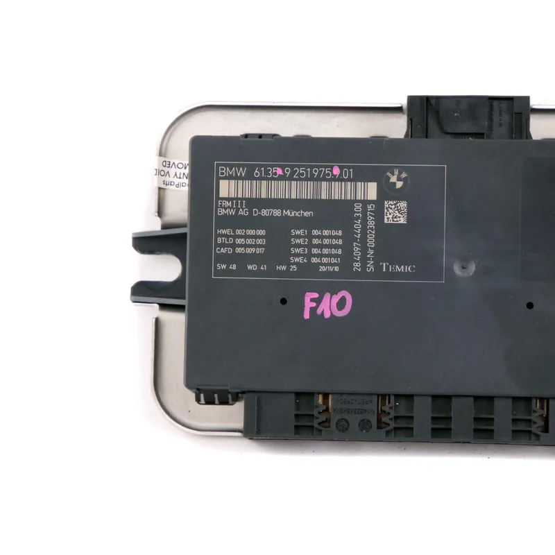Módulo Luz BMW F11 Control Footwell Iluminación ECU Unidad FRM3 9251975 Comprar En Línea