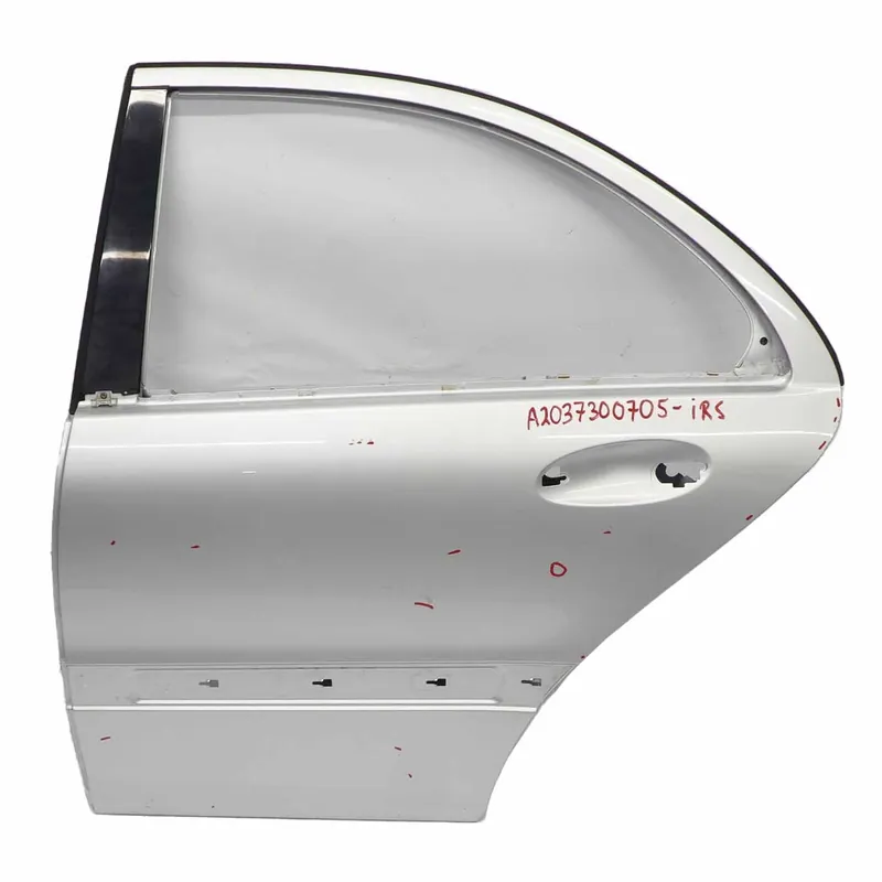 Gran Oferta Mercedes W203 Puerta Trasera Izquierda Iridium Silver Metallic - 775