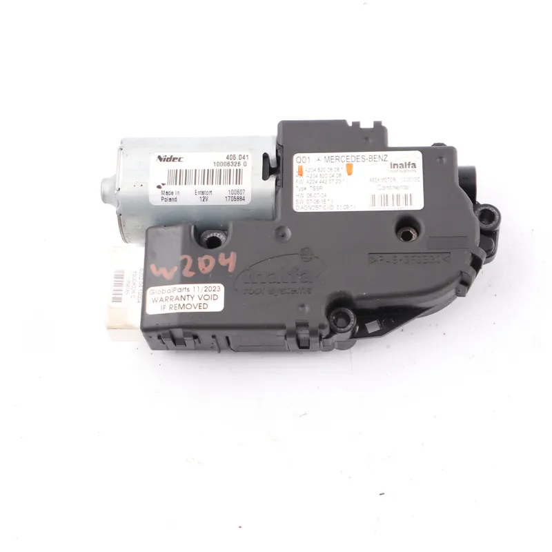 Mercedes W204 Unidad Control Techo Solar Motor Actuador Techo Solar A2048200808 Precio Económico