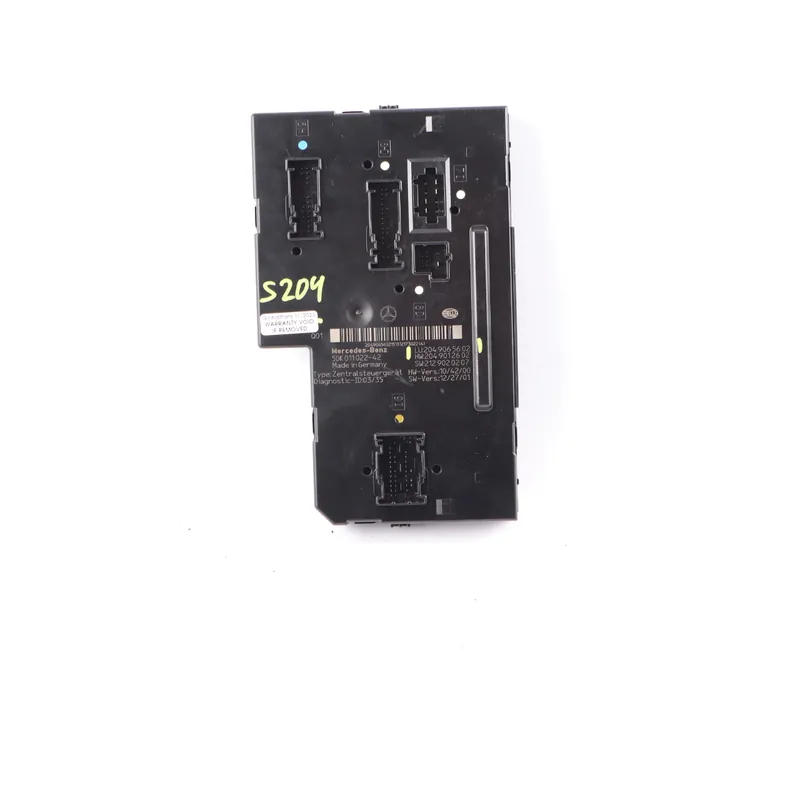 Mercedes S204 Maletero Trasero SAM Central Eléctrica Módulo Control A2049065602 Certificado
