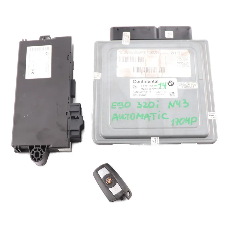 BMW E87 LCI E90 120I 320I N43 170HP ECU Kit DME 7579142 CAS3 Key Automatic Solo Por Tiempo Limitado