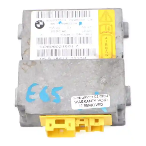 Más Vendido BMW E65 Asiento Del Pasajero Módulo De Aire Sensor Unidad De Control SRS 6960218