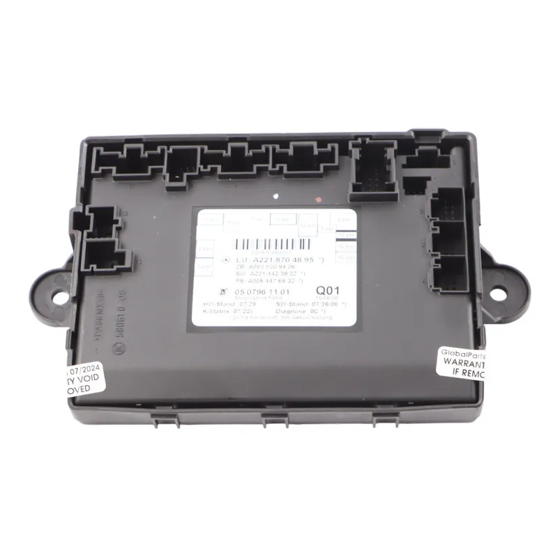 Mercedes W221 Módulo Unidad ECU Control Puerta Trasera Izquierda A2218704895 Entrega Rápida
