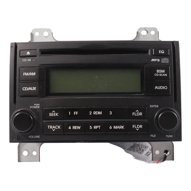 Garantía De Devolución De Dinero Unidad principal Hyundai H-1 Radio CD Player MP3 AUX RDS Unidad 96100-4H920WK