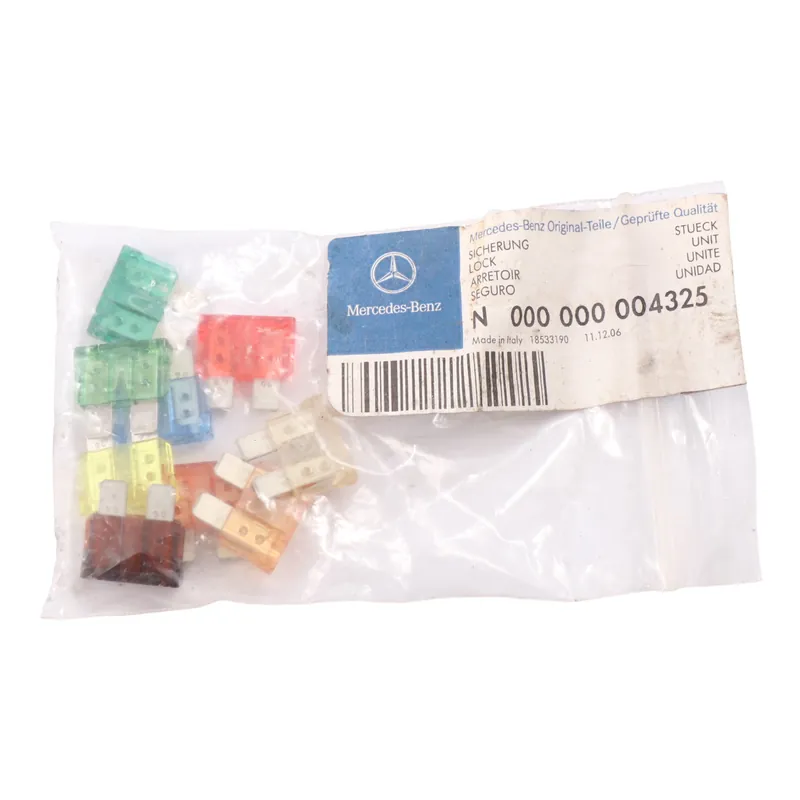Juego de fusibles de recambio Mercedes W169 W204 W211 C219 N000000004325 Económico