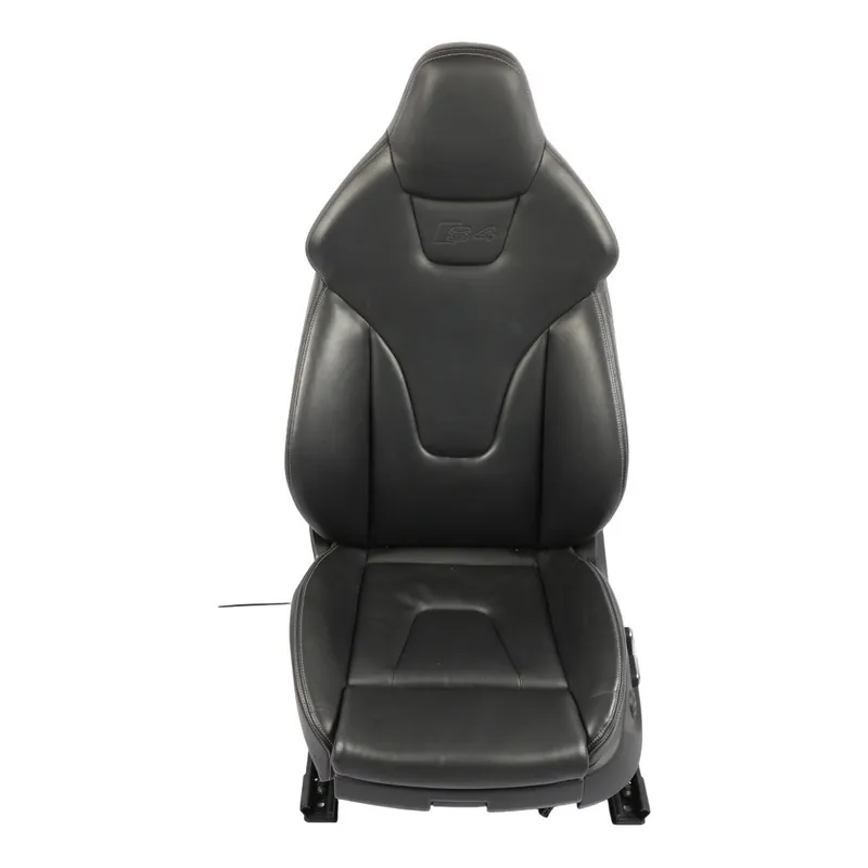 Pago Seguro Audi S4 B8 8K Asiento Deportivo Delantero Izquierdo Calefacción Cuero Negro Gris