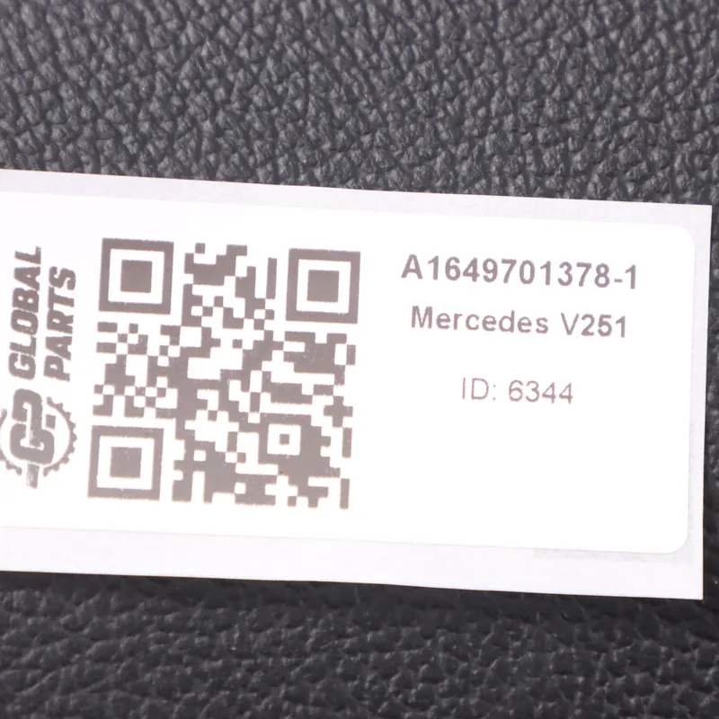 Ordenar Ahora Mismo Mercedes V251 R350 Reposacabezas Delantero Derecho Izquierdo Cuero Negro