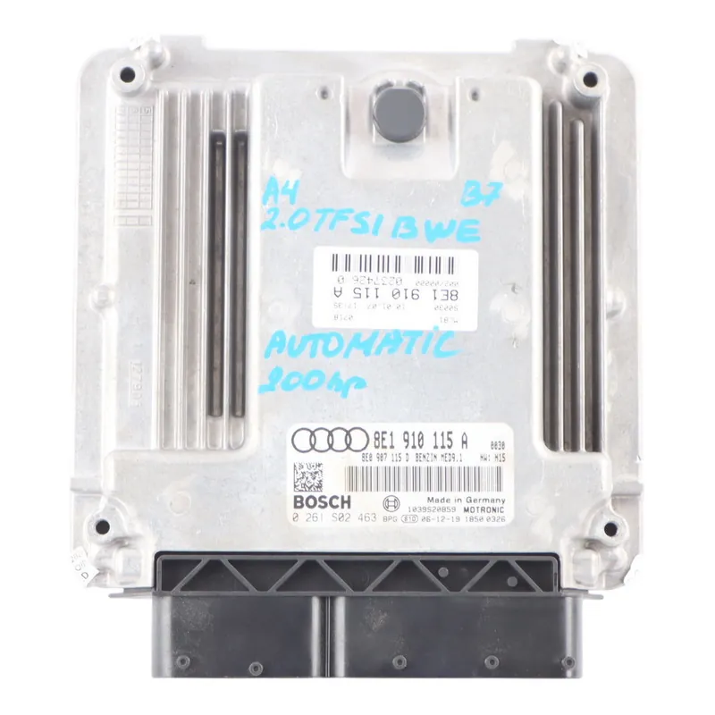 Audi A4 B7 Quattro Unidad De Control Motor ECU 2.0 TFSI 200HP BWE 8E1910115A Compra Ahora