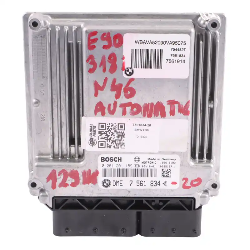 Precio Bajo BMW E87 E90 118I 318I N46 Módulo Unidad Control Motor ECU DME 7561834 Automático