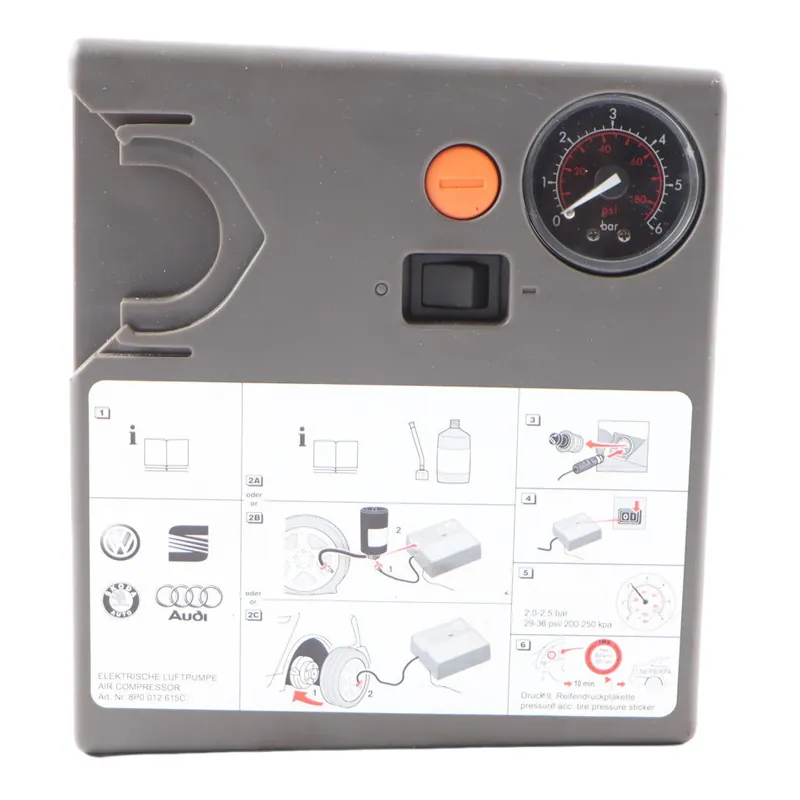 Oferta De Temporada Seat Ibiza 6J Aire Inflar Neumáticos Compresor Herramienta Reparación 8P0012615C