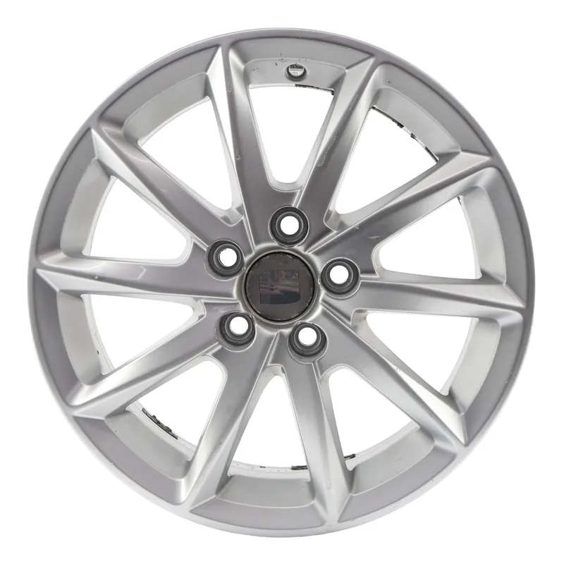Seat Ibiza Mk4 Llanta Aleación Plata 15" 6J ET38 5X100 6J0601025K Directo De Fábrica